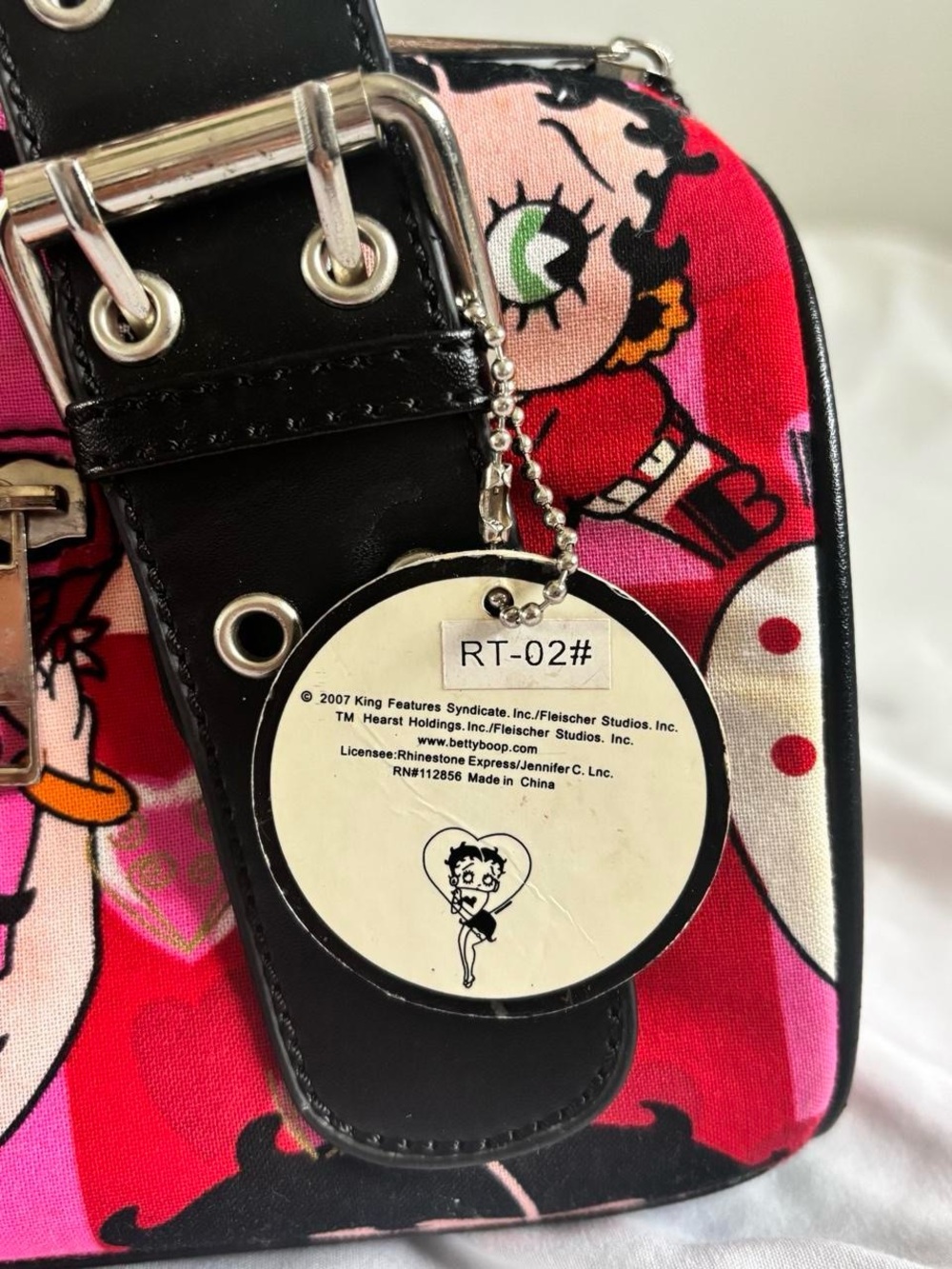 y2k/vintage 2007 Betty Boop Mini Bag - Picture 4 of 7